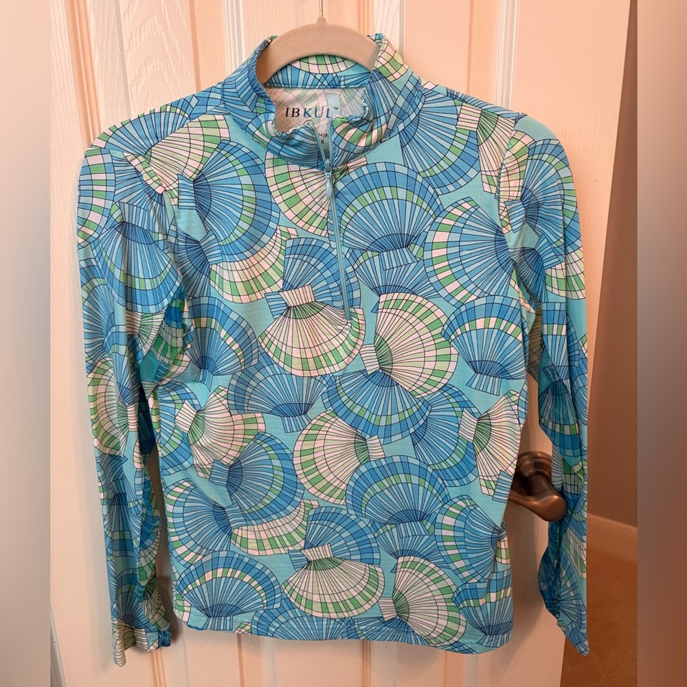 Ibkul 1/4 zip long sleeved golf/pickleball polo